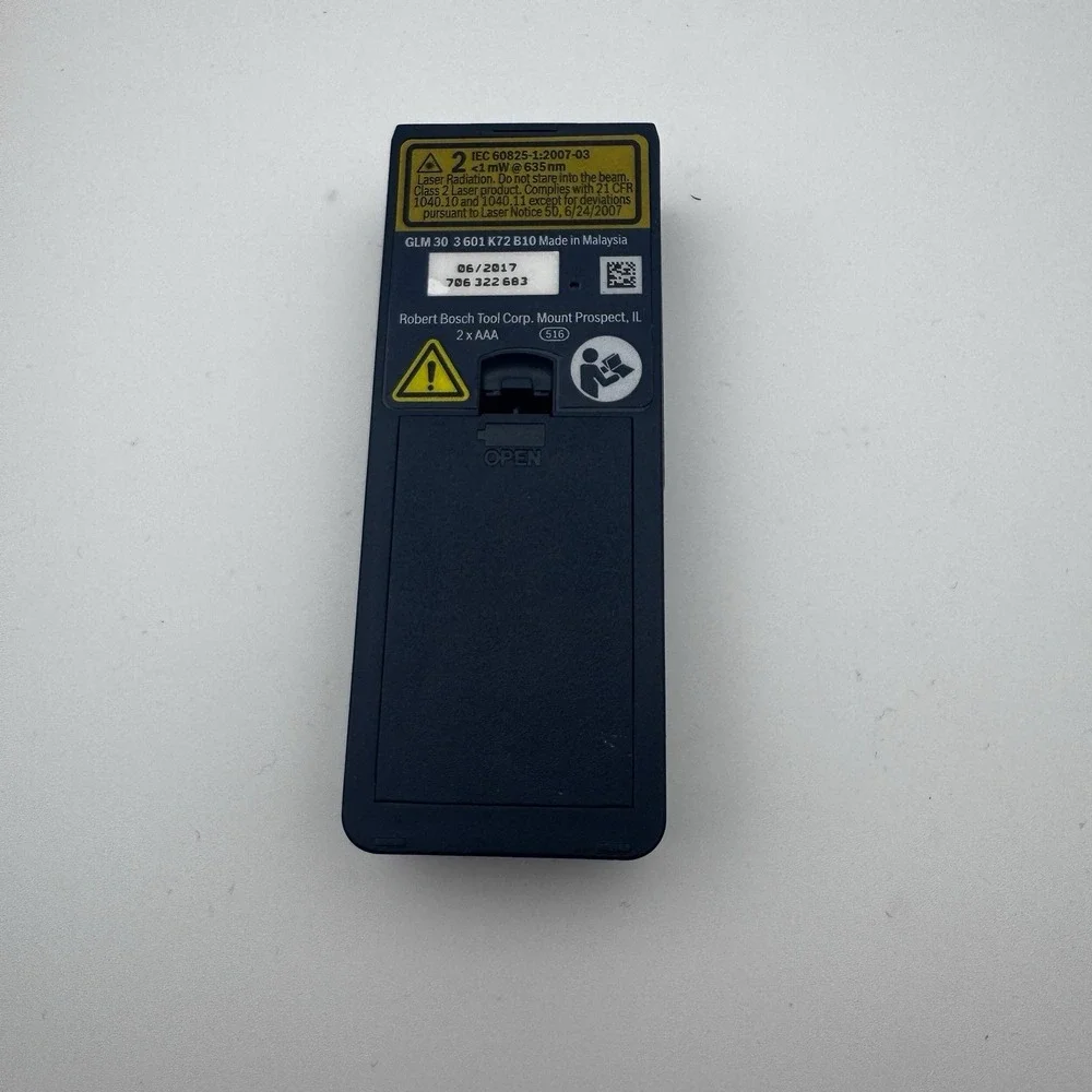 Bosca Black and Red Laser Distance Measurer